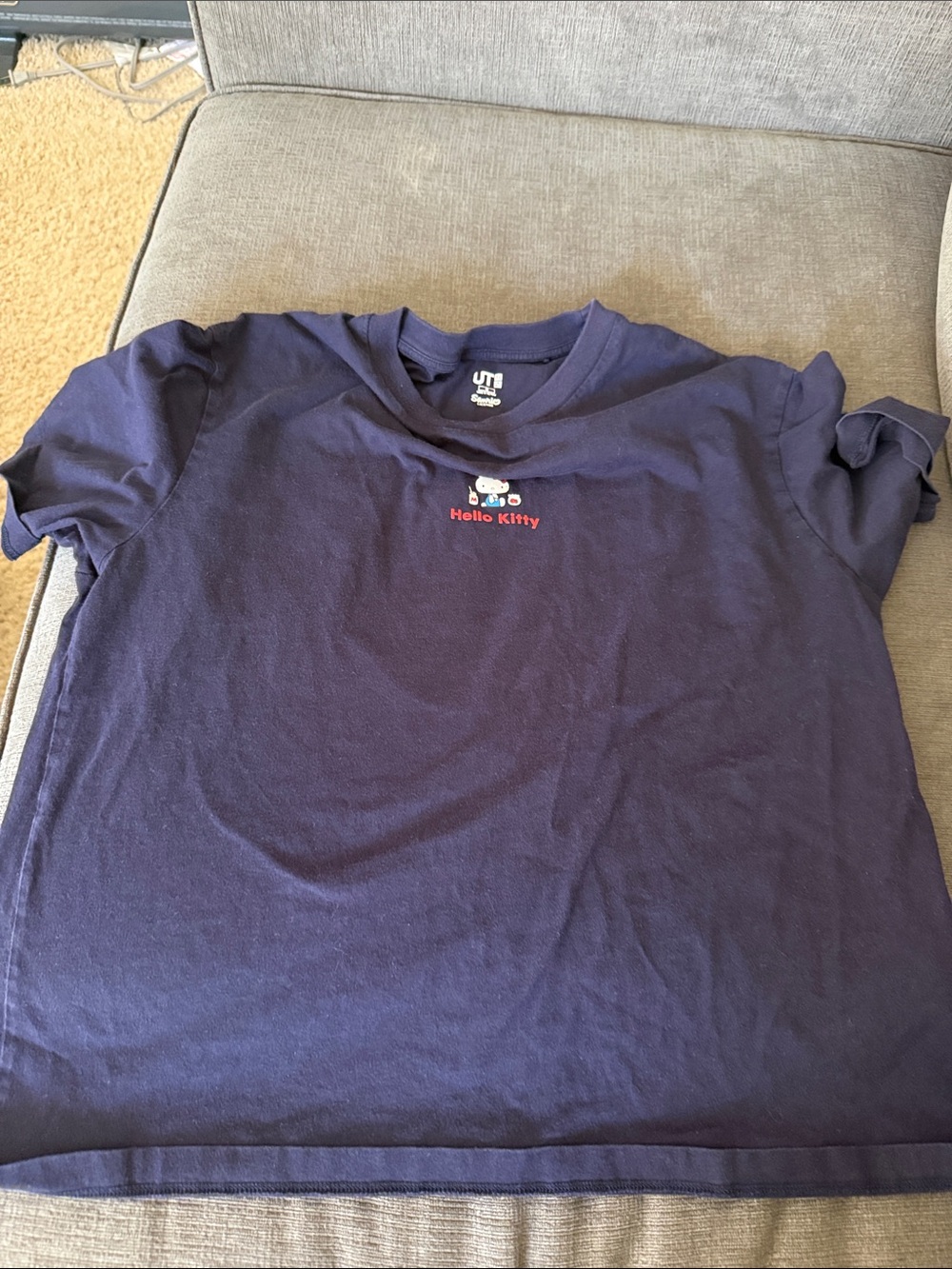 Hello Kitty Navy Blue Short Sleeve Tee